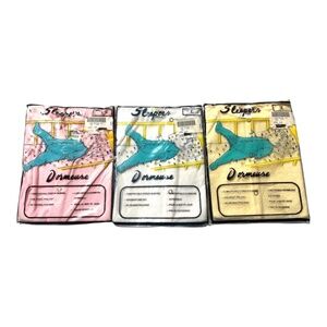 Vintage Deadstock Winning Colours Lot of 3 Baby Terry Cloth Sleepers L